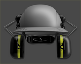 WaveCel T2+ Earmuffs, Full Brim, NRR 25 dB